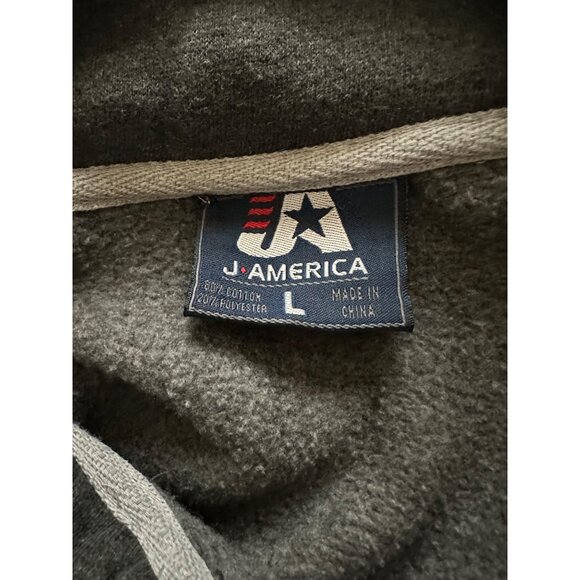 Penn State University PSU Nittany Lions Adult Large Gray 1/4 Zip Fleece Pullover - Picture 10 of 10